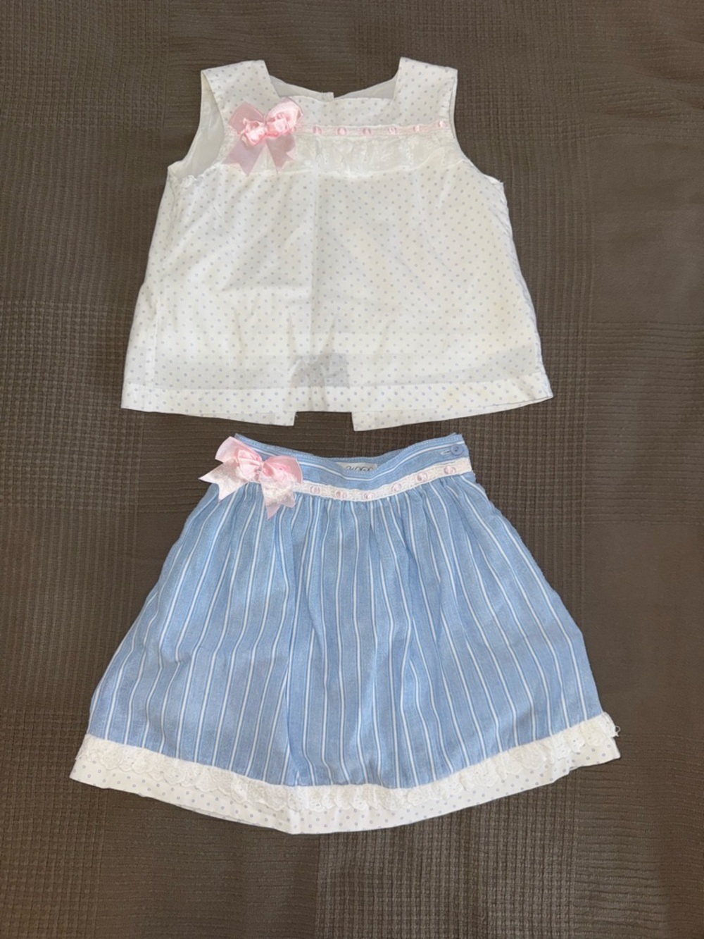Beau Kid skirt and top set